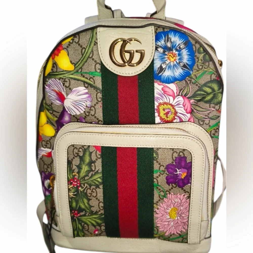 Gucci Ophidia GG Flora Backpack - Picture 4 of 8
